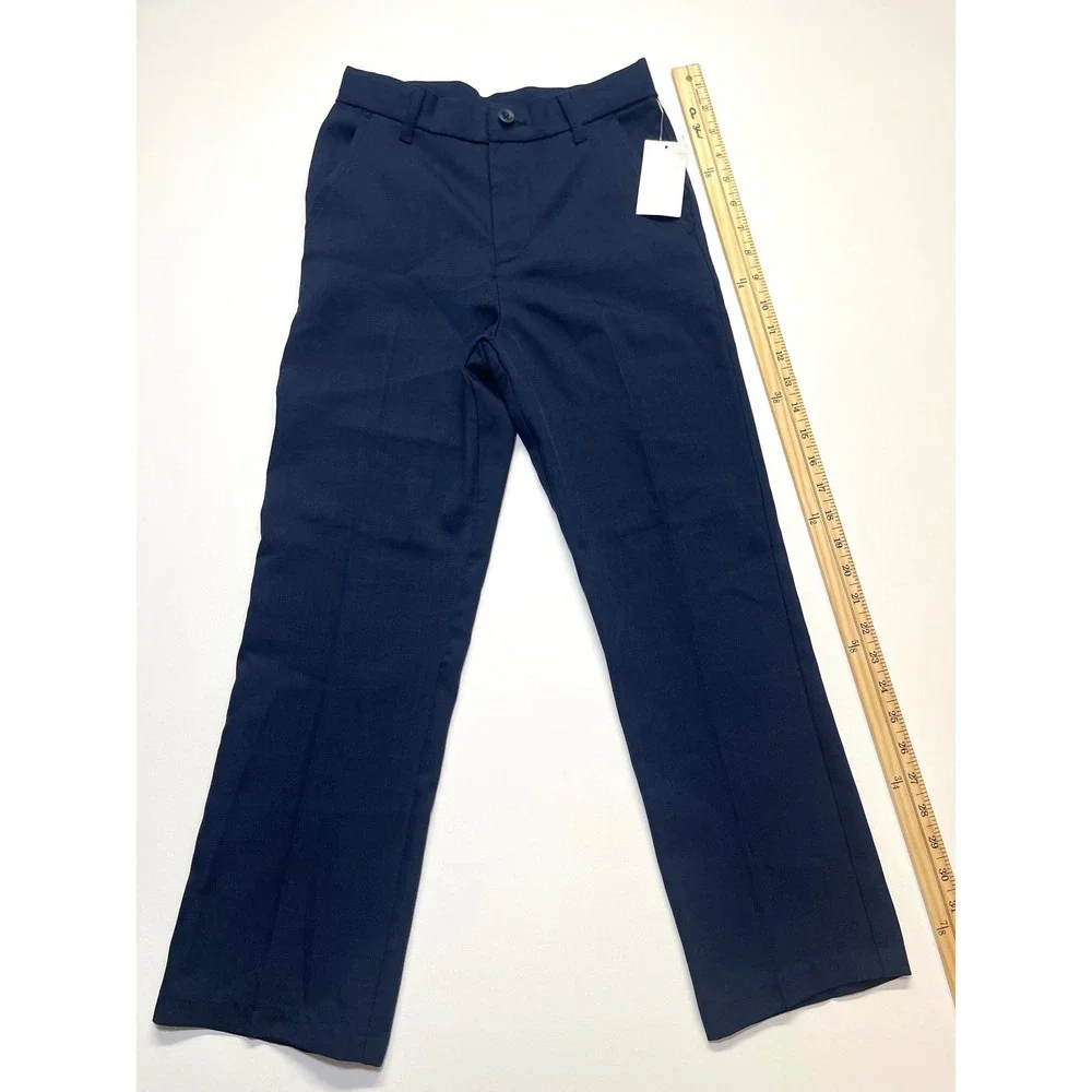 Gymboree Boys Size 8 Navy Blue Special Occasion Dress Pants NWT Trousers 0314